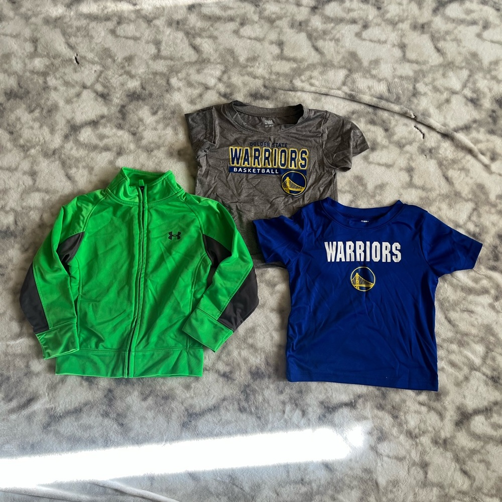 3pc 3T Golden State Warriors Athletic Bundle